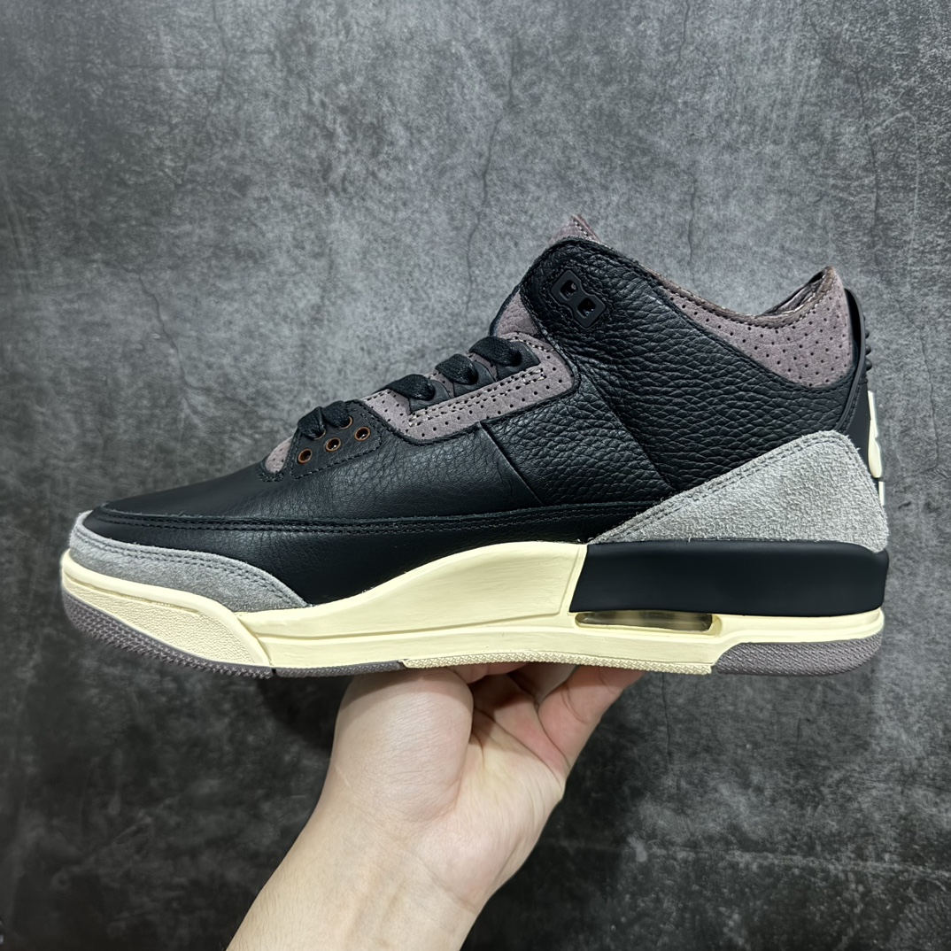 图片[2]-【OG纯原】A Ma Maniere x Air Jordan AJ3 \”Black\” AMM联名黑紫 货号：FZ4811-001n注意⚠️售后原盒损坏扣￥30n原楦原纸板开发 确保原汁原味 原厂皮料质感色泽绝无偏差 完美中底拉帮 原厂中底钢印  原档案大底 如假白送 大底纹路 气垫通透度PU的回弹性均百分百还原 原厂电绣鞋舌飞人刺绣针数立体讲究精细欢迎对比正品原鞋SIZE：36 36.5 37.5 38 38.5 39 40 40.5 41 42 42.5 43 44 44.5 45 46 47.5 编码：OG530560-鞋库