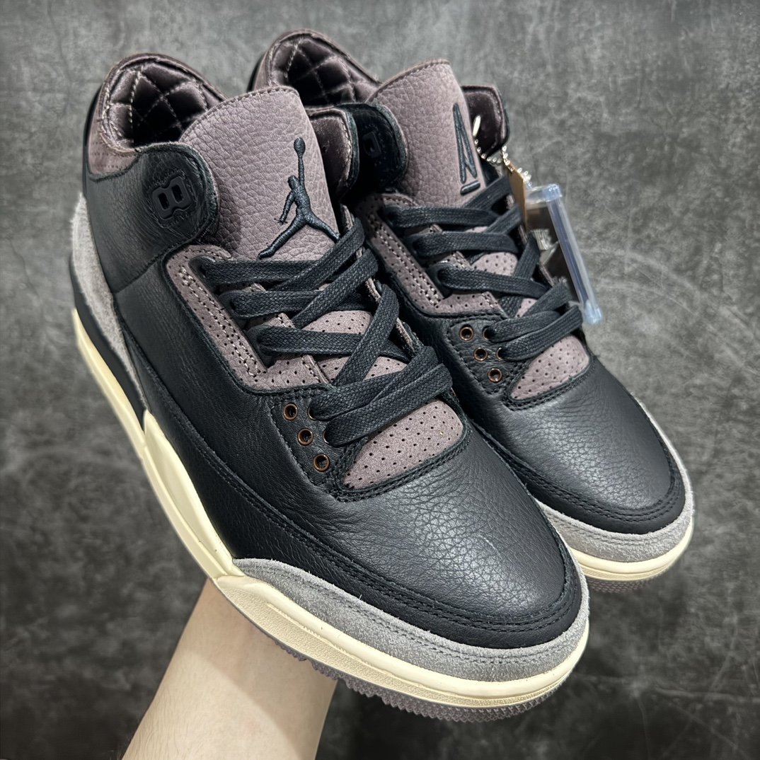 【OG纯原】A Ma Maniere x Air Jordan AJ3 \”Black\” AMM联名黑紫 货号：FZ4811-001n注意⚠️售后原盒损坏扣￥30n原楦原纸板开发 确保原汁原味 原厂皮料质感色泽绝无偏差 完美中底拉帮 原厂中底钢印  原档案大底 如假白送 大底纹路 气垫通透度PU的回弹性均百分百还原 原厂电绣鞋舌飞人刺绣针数立体讲究精细欢迎对比正品原鞋SIZE：36 36.5 37.5 38 38.5 39 40 40.5 41 42 42.5 43 44 44.5 45 46 47.5 编码：OG530560-莆田鞋批发中心