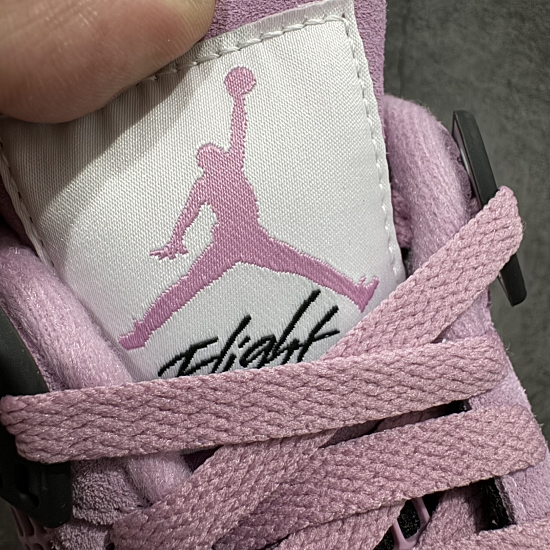 图片[6]-【原厂版】Air Jordan AJ4 WMNS \”Orchid\”n猛男粉 AQ9129-501 n全新升级改良 原鞋原楦原纸板同源开发 完美呈现乔4的版型 内侧正确双色网格 还原细节 原厂皮料 正确气垫颜色 正确网格工艺 正确拉帮工艺 全鞋原装材料制作 原档案原模具打造 支持全方位与正品对比  尺码：40 40.5 41 42 42.5 43 44 44.5 45 46 47.5 编码：X10380420-莆田鞋批发中心