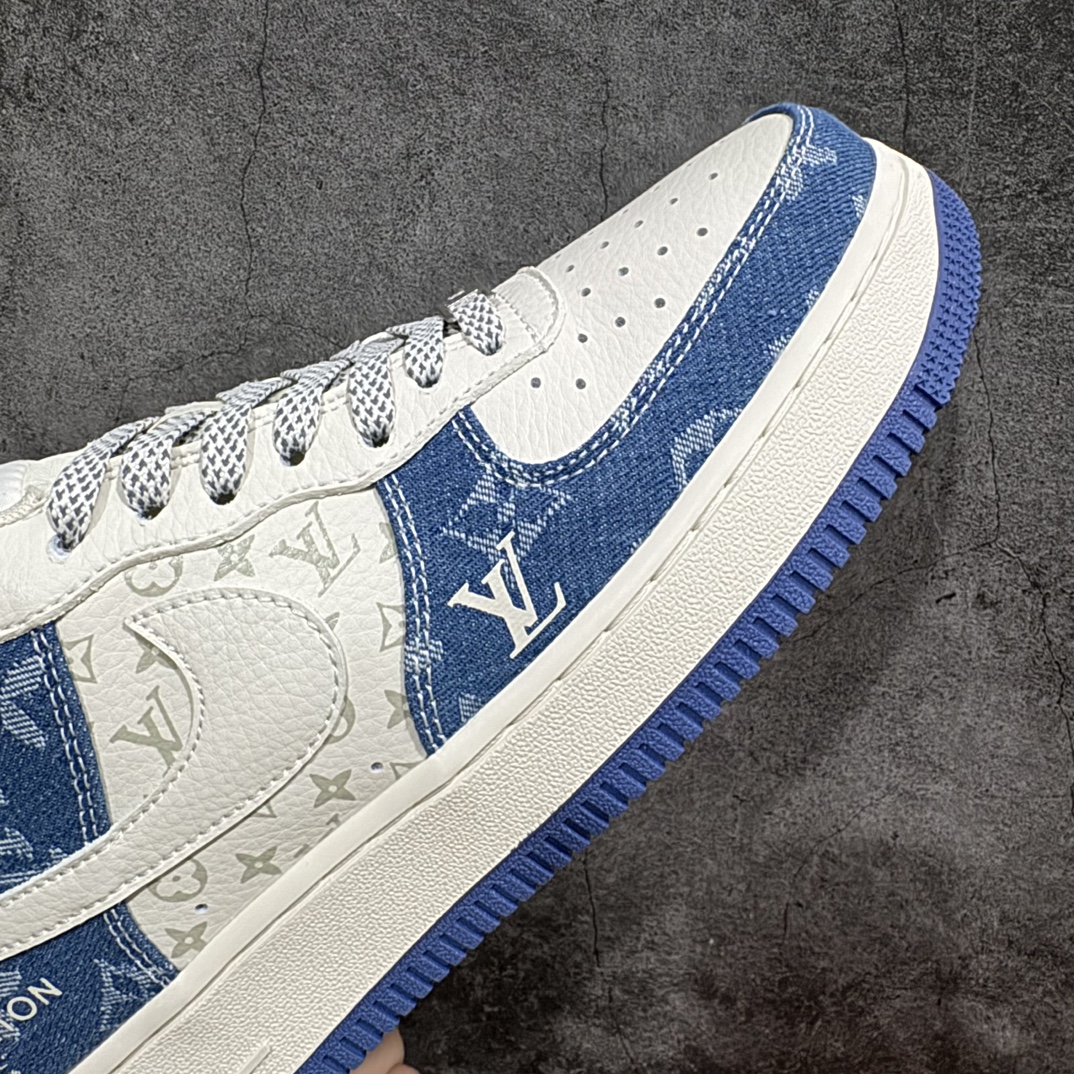 公司级海外限量发售NIkeAirForce107Low“LV联名--荧光扎染牛仔”空军一号中帮运动鞋休闲