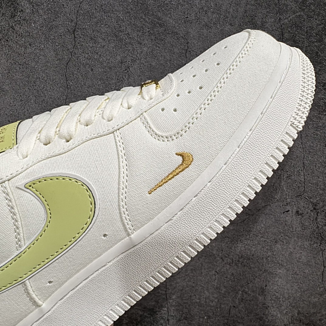 公司级官方同步发售NikeAirForce107青苹果配色布面空军一号低帮休闲板鞋3m炫彩反光进口牛筋布