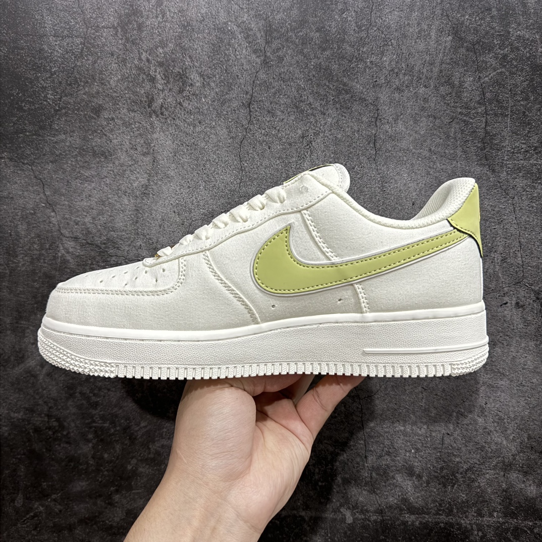 公司级官方同步发售NikeAirForce107青苹果配色布面空军一号低帮休闲板鞋3m炫彩反光进口牛筋布