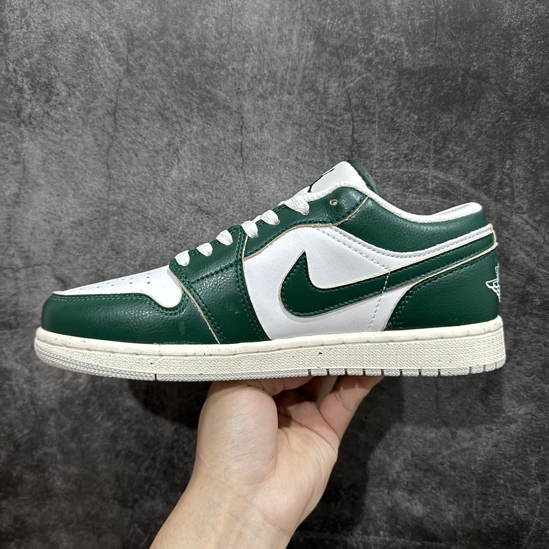 图片[2]-【K版】Air Jordan 1 Retro Low 复古帆白绿n官方同步新色 原装级产物n拒绝公底 立体鞋型 细节完美 高清洁度购置公司同步原材料 原汁原味 忠于原版 货号：FQ7687 300n码数：35.5 36 36.5 37.5 38 38.5 39 40 40.5 41 42 42.5 43 44 44.5 45 46 47.5 编码：LDS240260-鞋库