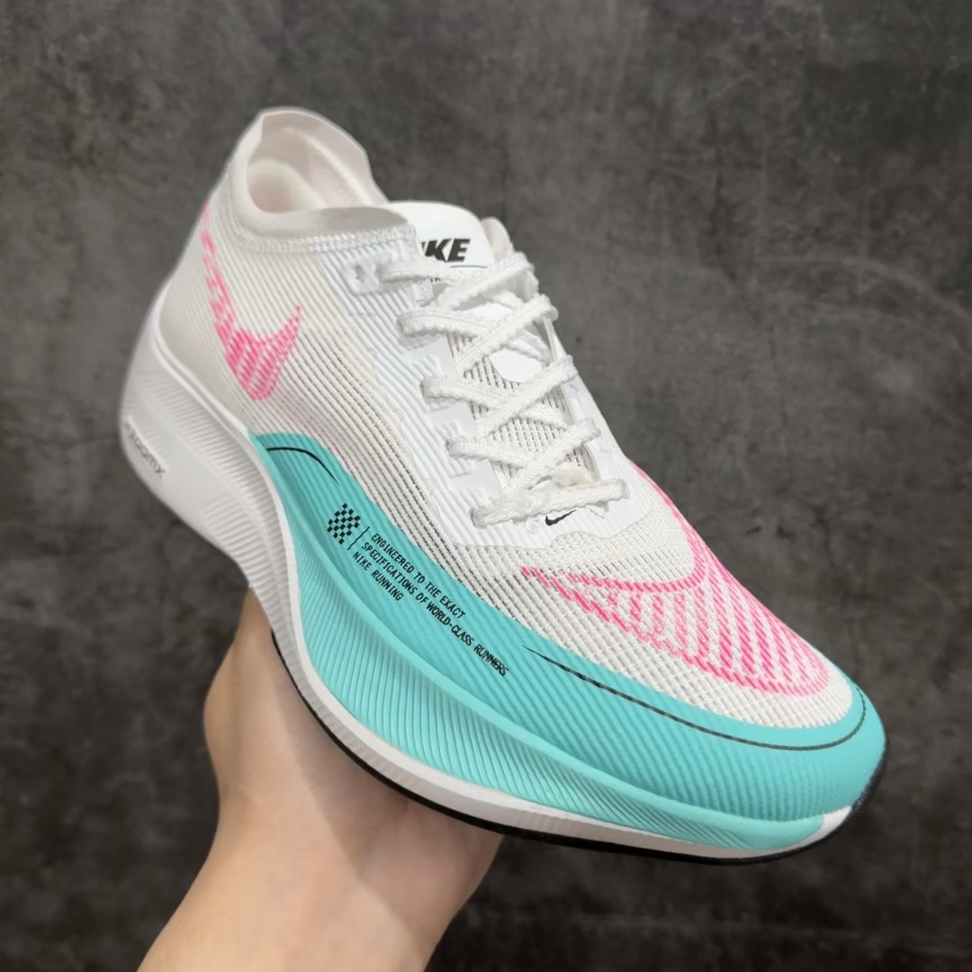 顶级真碳版NikeZoomXVaporflyNext%马拉松跑步鞋CU4111-101市场首发真碳板马拉