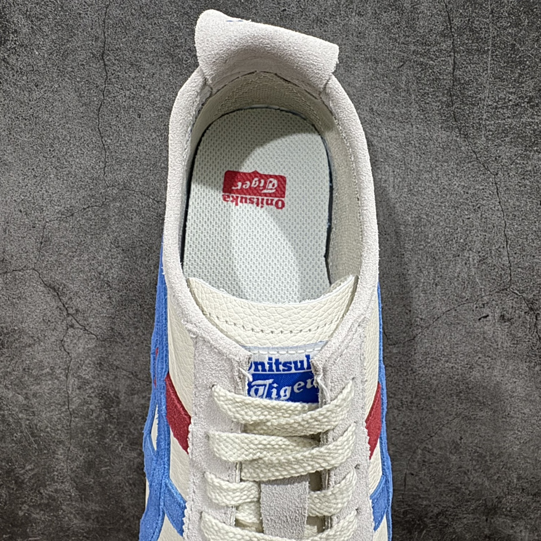 图片[8]-【PH纯原】Asics Onitsuka Tiger MEXICO 66 亚瑟士鬼冢虎复古经典板鞋 白蓝红色nn印尼厂Oem原单材料 除成型在PT外n其余全部客供材料 淘宝B级代购店铺内供💯n四联官方吊牌 乳胶组合鞋垫、羊皮纸质中底 不用宰手买专柜 这里满足你👊🏼 全新工厂开发 一线品质 全部原鞋一比一开发  货号：DL408-9001 Size：36-46 全码出货 编码：T1230250-鞋库