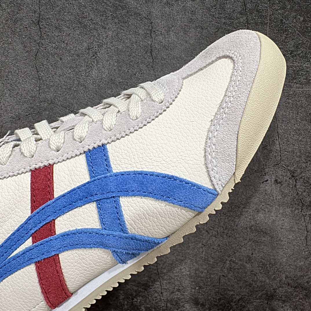 图片[6]-【PH纯原】Asics Onitsuka Tiger MEXICO 66 亚瑟士鬼冢虎复古经典板鞋 白蓝红色nn印尼厂Oem原单材料 除成型在PT外n其余全部客供材料 淘宝B级代购店铺内供💯n四联官方吊牌 乳胶组合鞋垫、羊皮纸质中底 不用宰手买专柜 这里满足你👊🏼 全新工厂开发 一线品质 全部原鞋一比一开发  货号：DL408-9001 Size：36-46 全码出货 编码：T1230250-鞋库