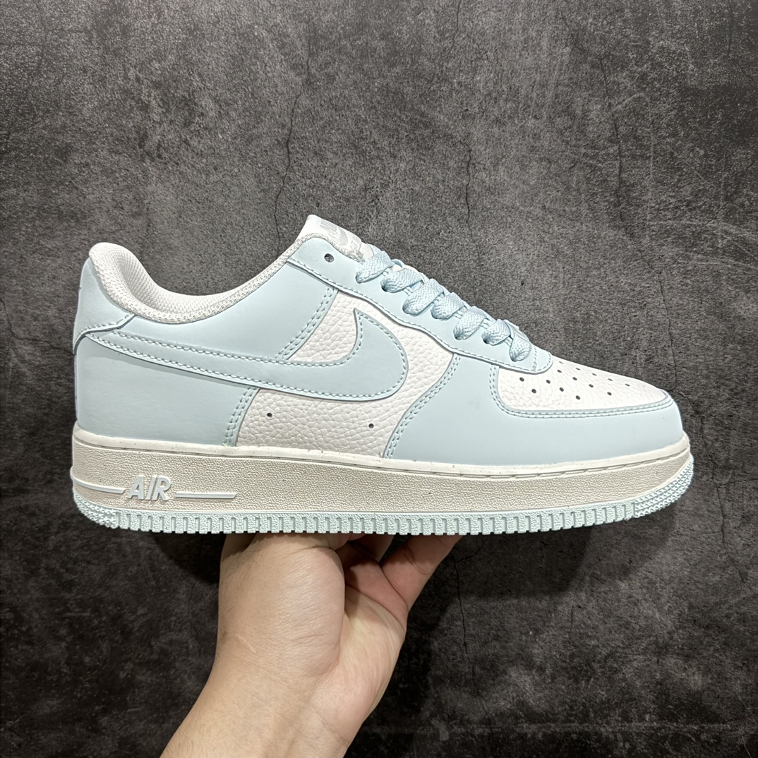 公司级NikeAirForce1Low07NextNature白浅蓝原楦头原纸板打造纯正低帮空军版型专注