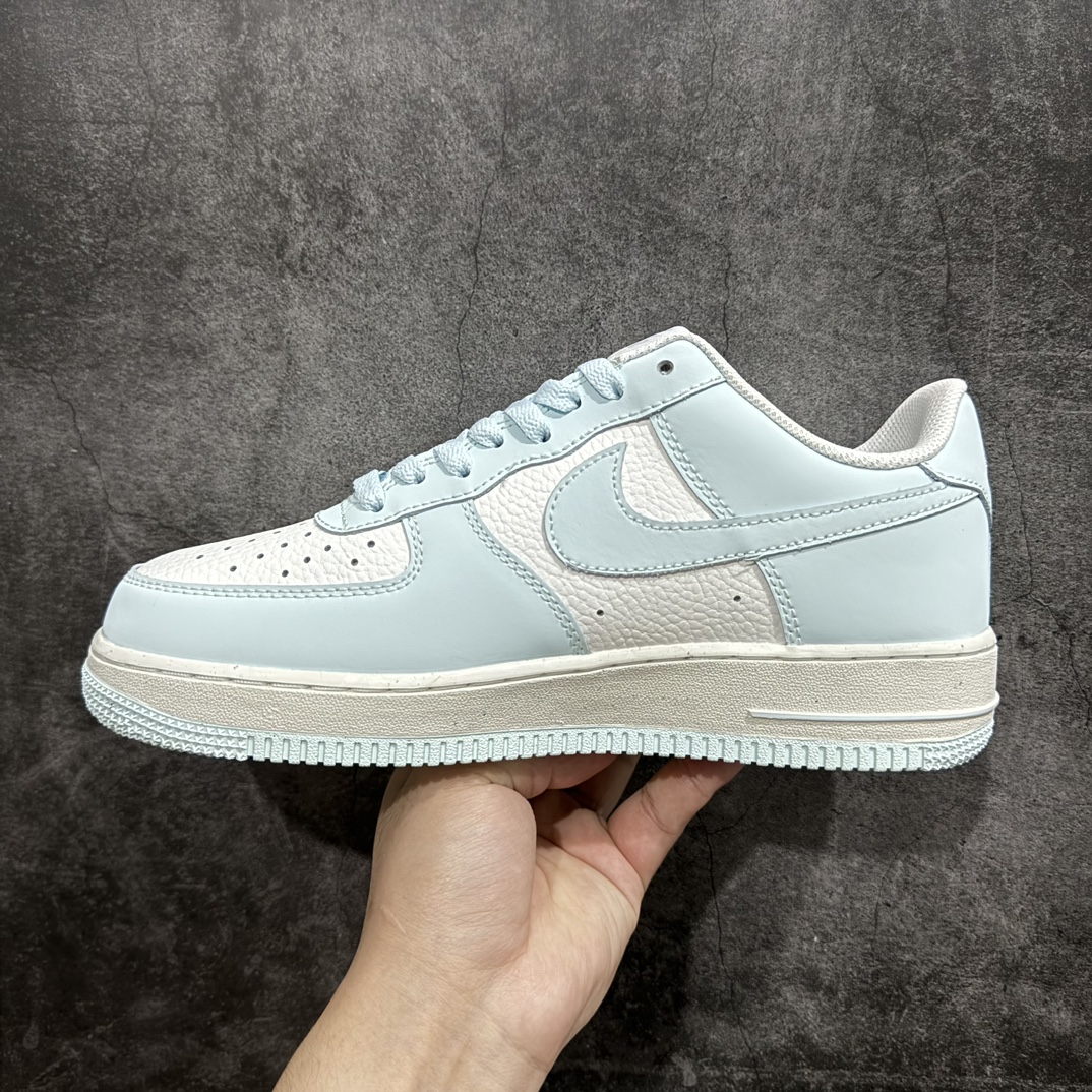 公司级NikeAirForce1Low07NextNature白浅蓝原楦头原纸板打造纯正低帮空军版型专注