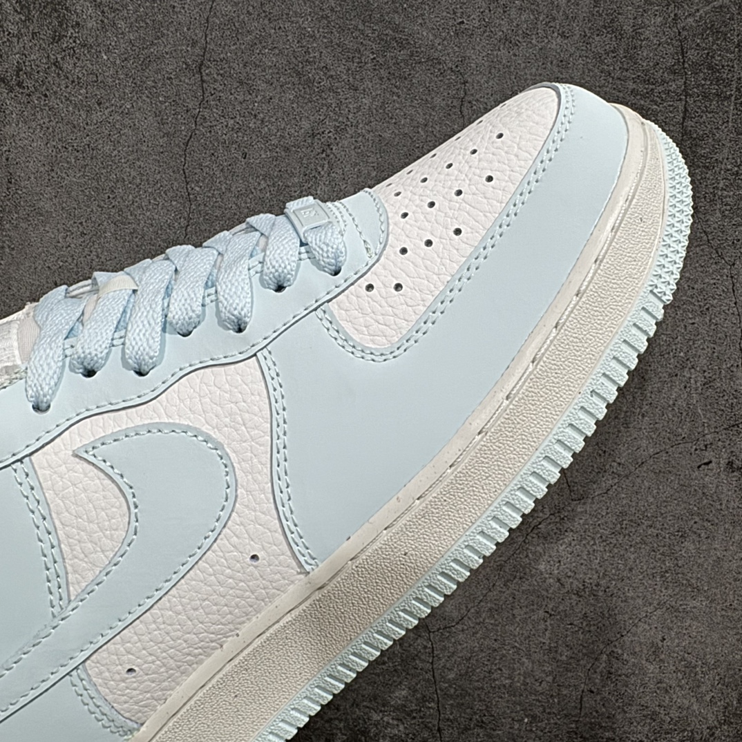 公司级NikeAirForce1Low07NextNature白浅蓝原楦头原纸板打造纯正低帮空军版型专注