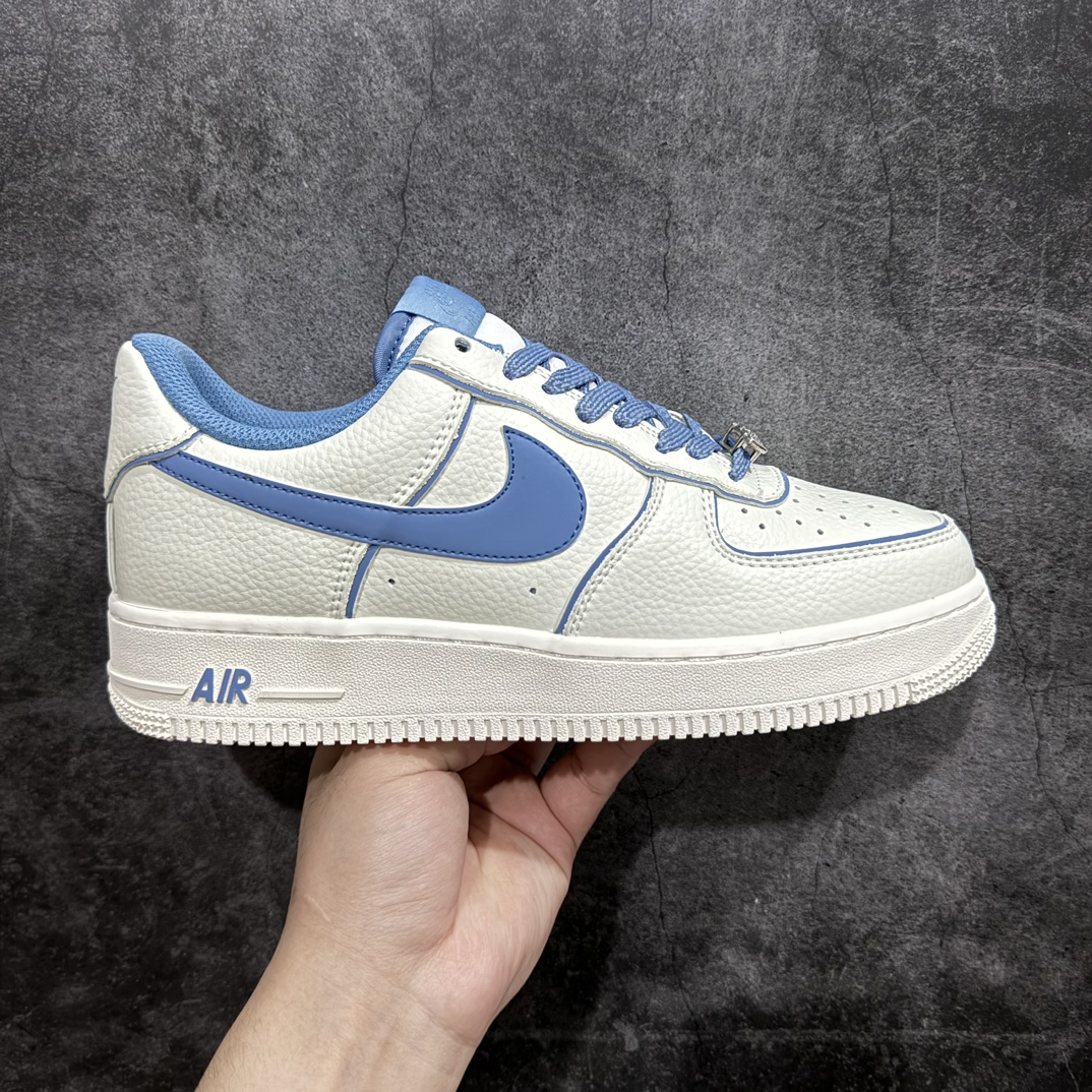 公司级爆款单品NIkeAirForce107Low米白蓝炫彩“夜魔侠”空军一号低帮运动休闲板鞋客供高亮3