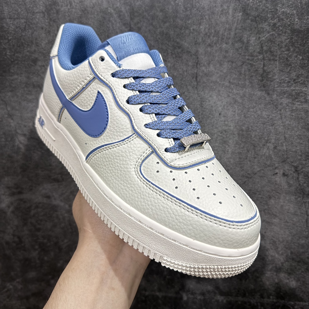 公司级爆款单品NIkeAirForce107Low米白蓝炫彩“夜魔侠”空军一号低帮运动休闲板鞋客供高亮3