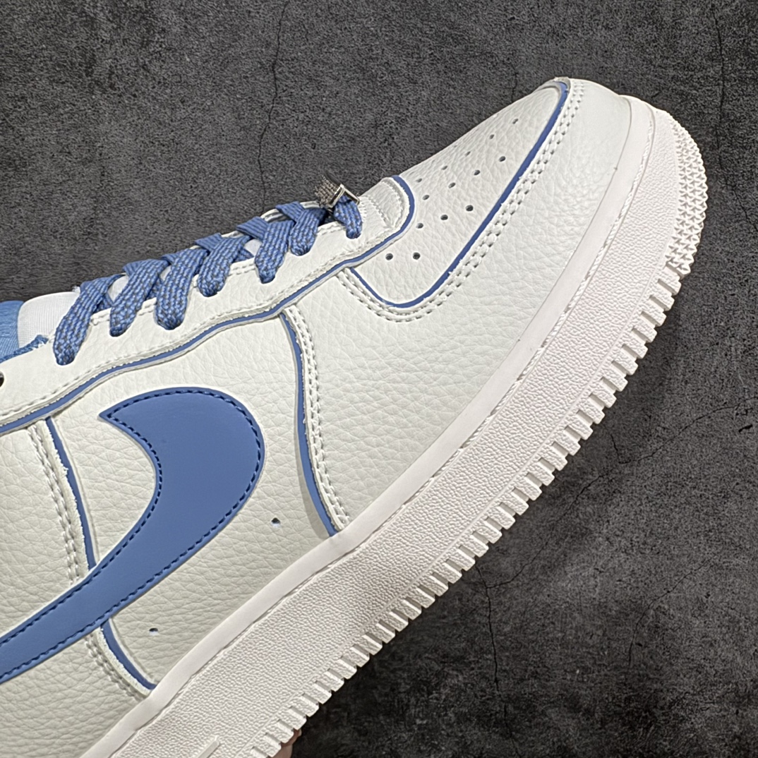 公司级爆款单品NIkeAirForce107Low米白蓝炫彩“夜魔侠”空军一号低帮运动休闲板鞋客供高亮3