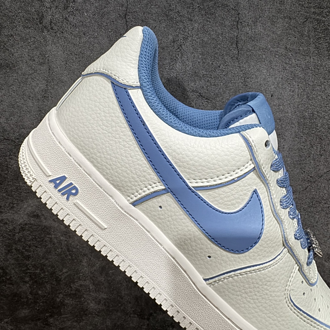 公司级爆款单品NIkeAirForce107Low米白蓝炫彩“夜魔侠”空军一号低帮运动休闲板鞋客供高亮3