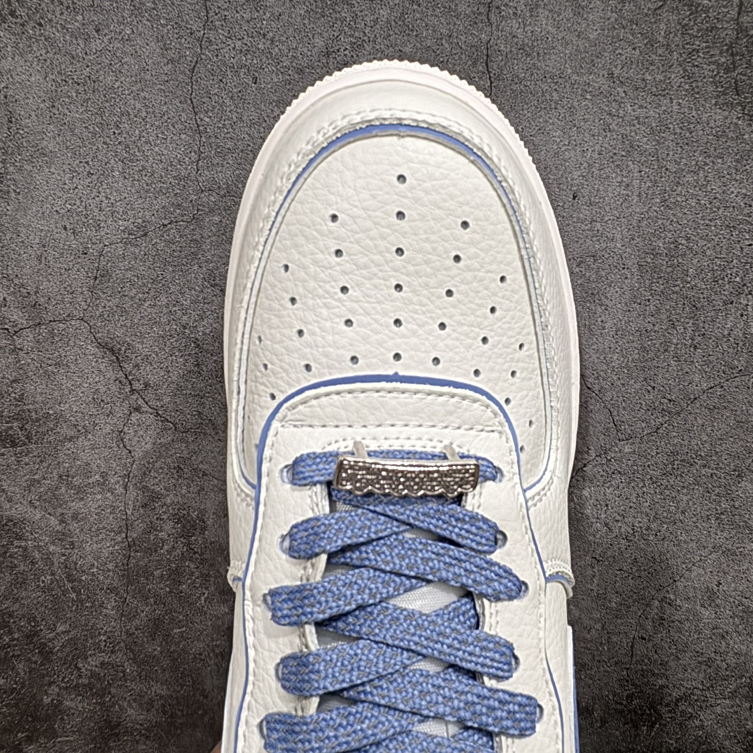 公司级爆款单品NIkeAirForce107Low米白蓝炫彩“夜魔侠”空军一号低帮运动休闲板鞋客供高亮3