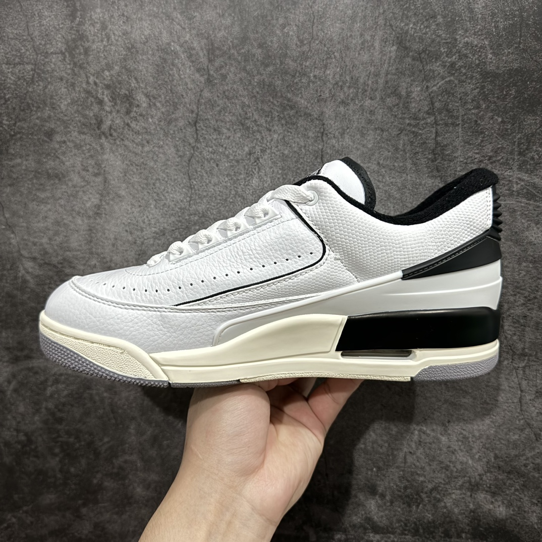 AirJordan2/3RetroAJ2/3乔2/3首发白黑色低帮篮球鞋FD0383-100全新鞋款展示