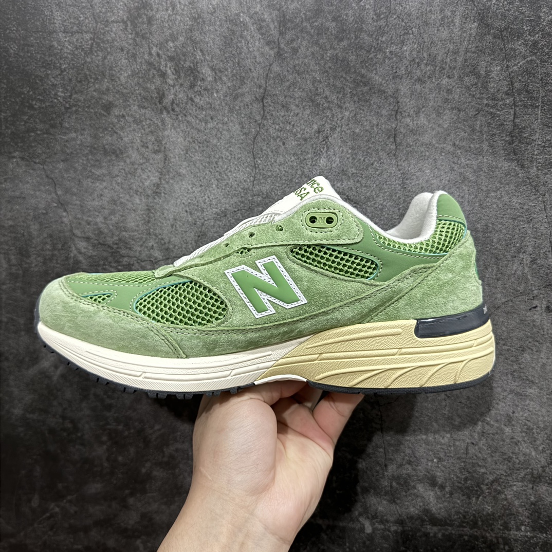 纯原NewBalanceU993GW新百伦NB993总统复古慢跑鞋绿色正确3M反光细节原楦原纸版开发正确