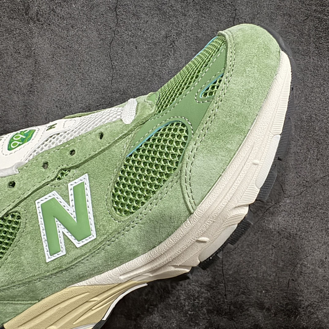 纯原NewBalanceU993GW新百伦NB993总统复古慢跑鞋绿色正确3M反光细节原楦原纸版开发正确