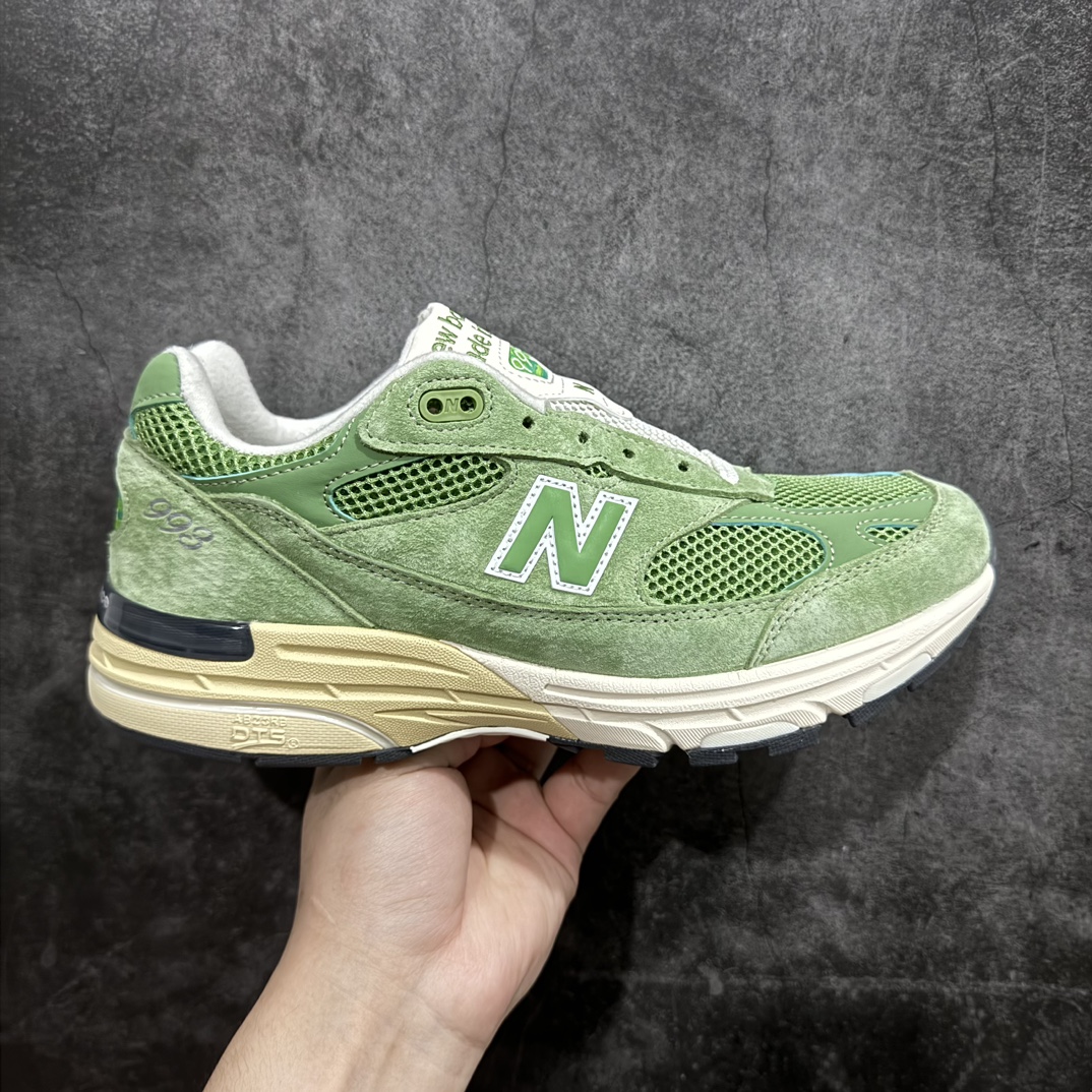 纯原NewBalanceU993GW新百伦NB993总统复古慢跑鞋绿色正确3M反光细节原楦原纸版开发正确