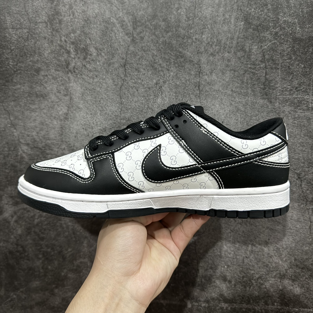 280 【定制版】Gucci x Nike Dunk Low 暗纹双G黑勾 SF1588-136