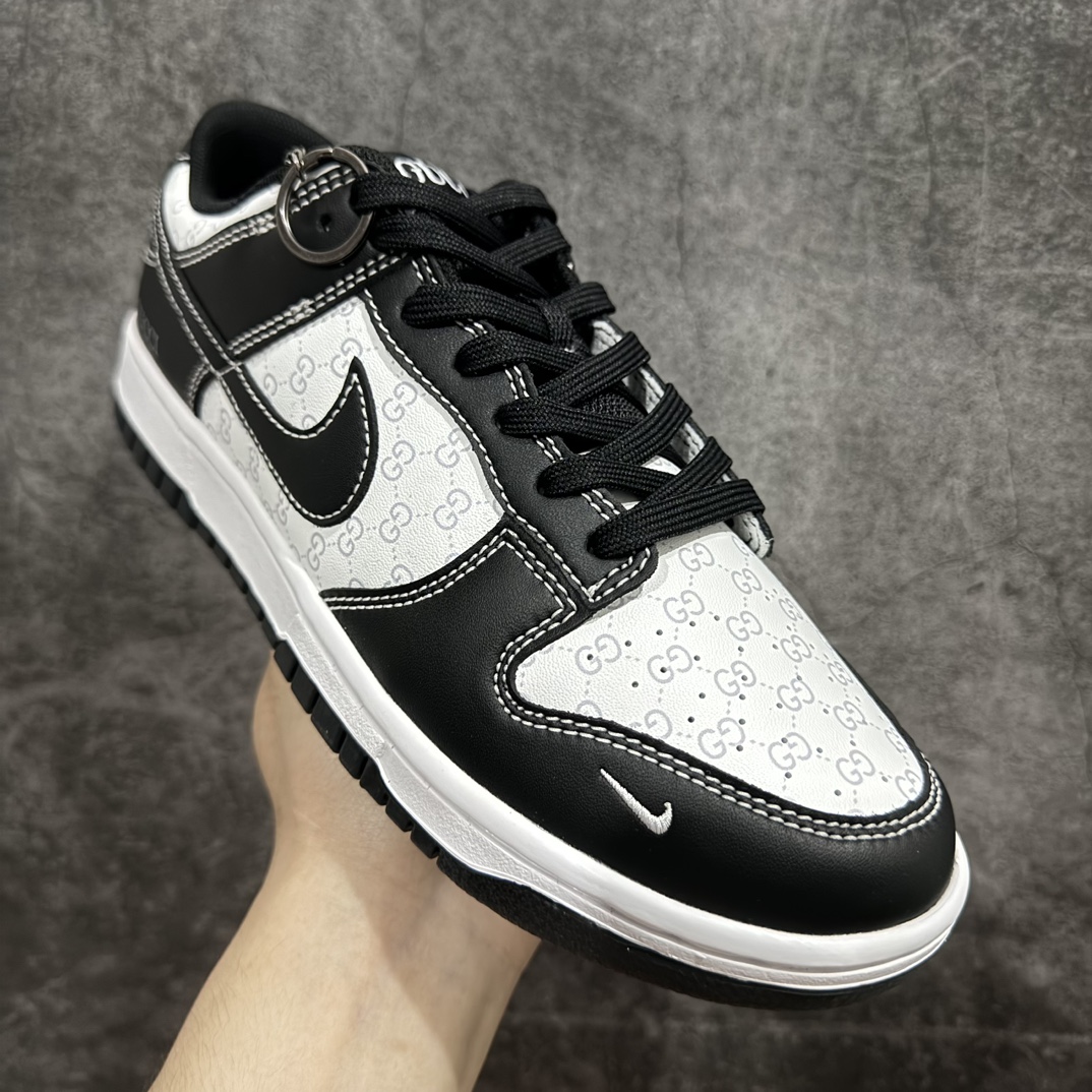 280 【定制版】Gucci x Nike Dunk Low 暗纹双G黑勾 SF1588-136