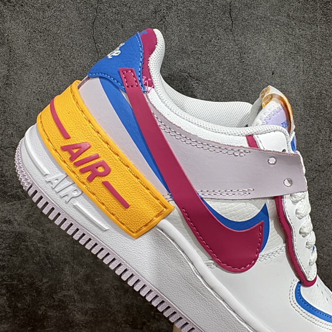 200 Nike Air Force 1 Shadow 轻量增高低帮百搭板鞋”拼接马卡龙” HF5064-100