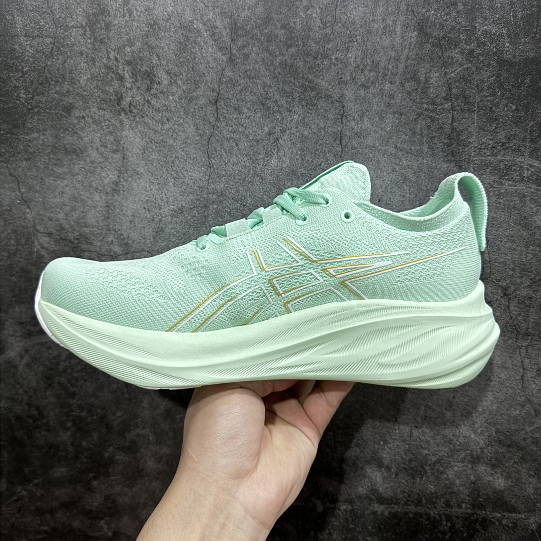 200 【纯原版本】ASICS Gel-NIMBUS 26 减震支撑耐磨 低帮 跑步鞋