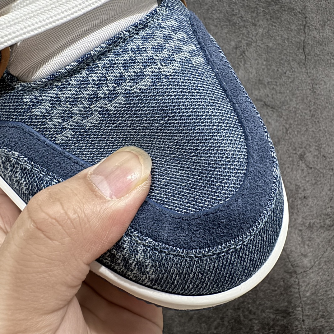 图片[5]-【无胶顶级鞋礼盒无字版】 Louis Vuitton 路易威登 LV Trainer 联名款低帮休闲板鞋 蓝牛仔棋盘格 海淘代购同渠道品质 品质提升 高端零售 外贸充正专供 原版购入开发 ZP级全套包装 完美楦型 正确卡色 大底TPU 质感媲美原版 细节与原版一致 请注意区分市面通货材 尺码：38 39 40 41 42 43 44 45 46-选品中心