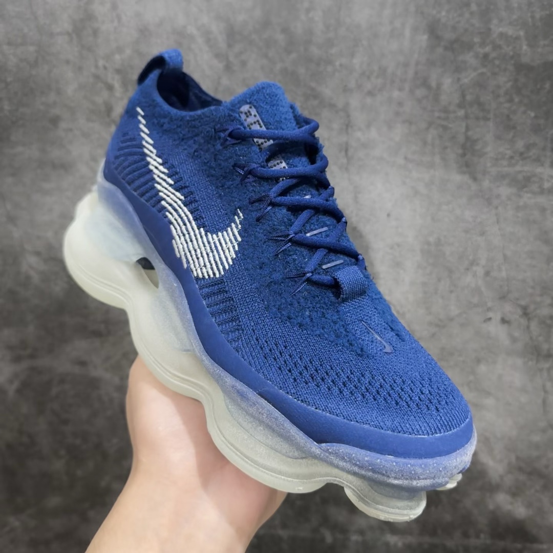 纯原YH版本NikeAirMAXSCORPION20FK全掌长气垫缓震跑步鞋采用传统的Flyknit构造