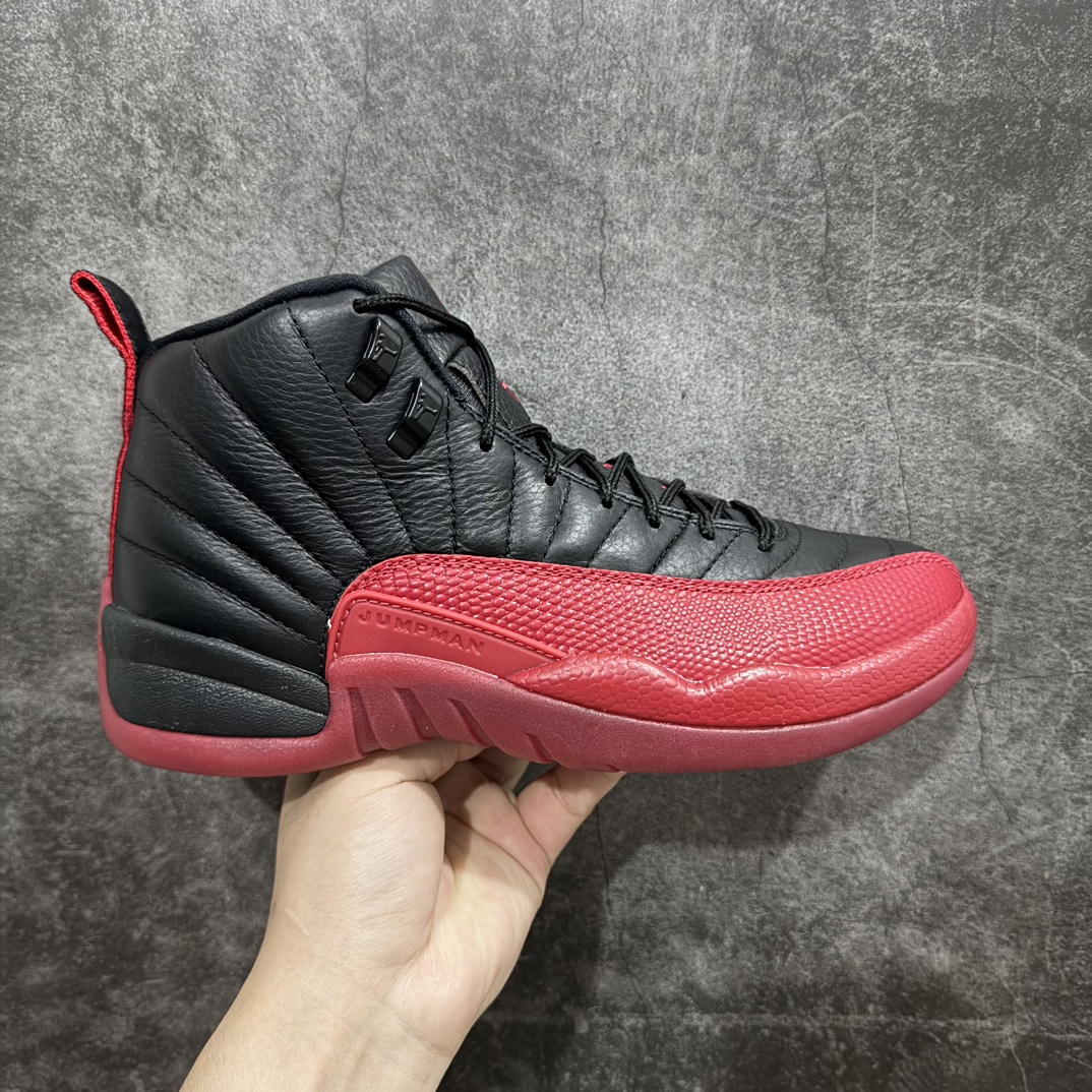 外贸版AirJordanAJ12Retro黑红货号130690-002正确版本原楦原纸板开发原汁原味12