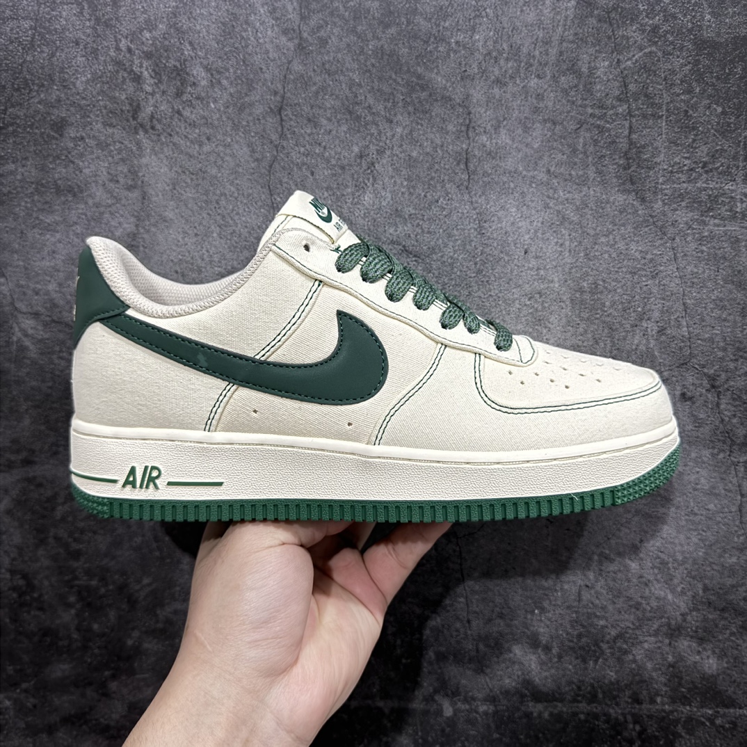 【公司级】Nike Air Force 1 Low 07 3M帆布米绿n原楦头原纸板 打造纯正低帮空军版型 专注外贸渠道 全掌内置蜂窝气垫原盒配件 原厂中底钢印、拉帮完美官方货号：TQ1456-266 Size：36 36.5 37.5 38 38.5 39 40 40.5 41 42 42.5 43 44 44.5 45 编码：HXS250260-鞋库