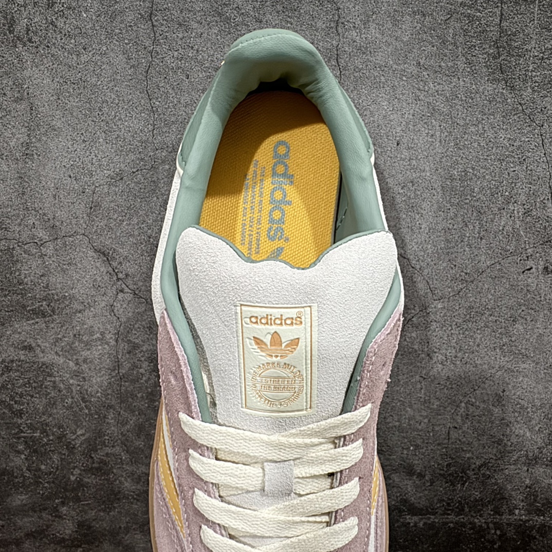 图片[8]-【正确版】阿迪达斯Adidas Gazelle Indoor Trainers 羚羊内训系列低帮复古德训风百搭休闲运动板鞋“翻毛米白橘藕紫绿”ID1007nn升级版 男女鞋真标半码制n原楦开发版型#采用翻毛皮鞋面材质n内环保海玻璃人体工学鞋垫 全新开发耐磨标准橡胶大底❗️ 尺码：35 36 36⅔ 37⅓ 38 38⅔ 39⅓ 40 40⅔ 41⅓ 42 42⅔ 43⅓ 44 44⅔ 45nn90年代经典的复刻版！自60年代以足球训练鞋面世以来,Gazelle就以其经典设计席卷全球。1991年版本的复刻,再造经典Gazelle。采用皮革打造,搭配浊色细节,让这款经典更加简约。 编码：NM210230-鞋库