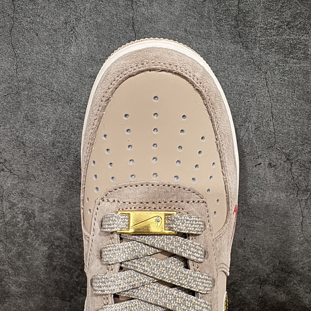 公司级NikeAirForce1Low07龙年限定棕褐金钩低帮休闲运动板鞋原楦头原纸板打造纯正低帮空军版