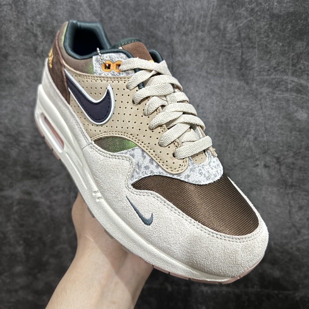 纯原版本DivisionSt.xNikeAirMax1“UniversityofOregon复刻棕褐纯原