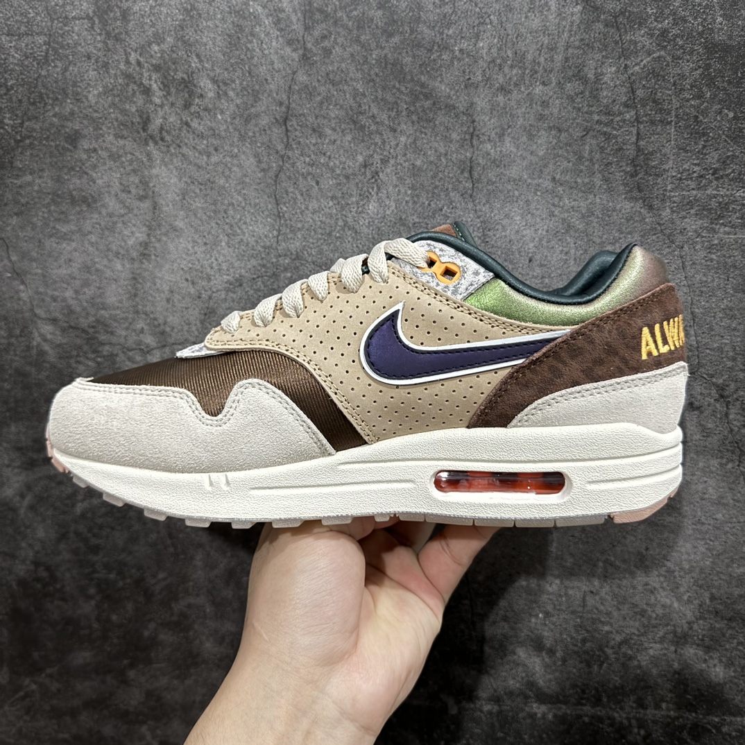 纯原版本DivisionSt.xNikeAirMax1“UniversityofOregon复刻棕褐纯原