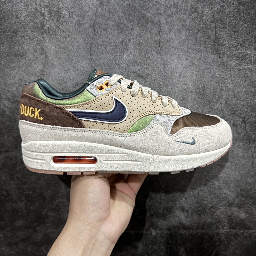 纯原版本DivisionSt.xNikeAirMax1“UniversityofOregon复刻棕褐纯原