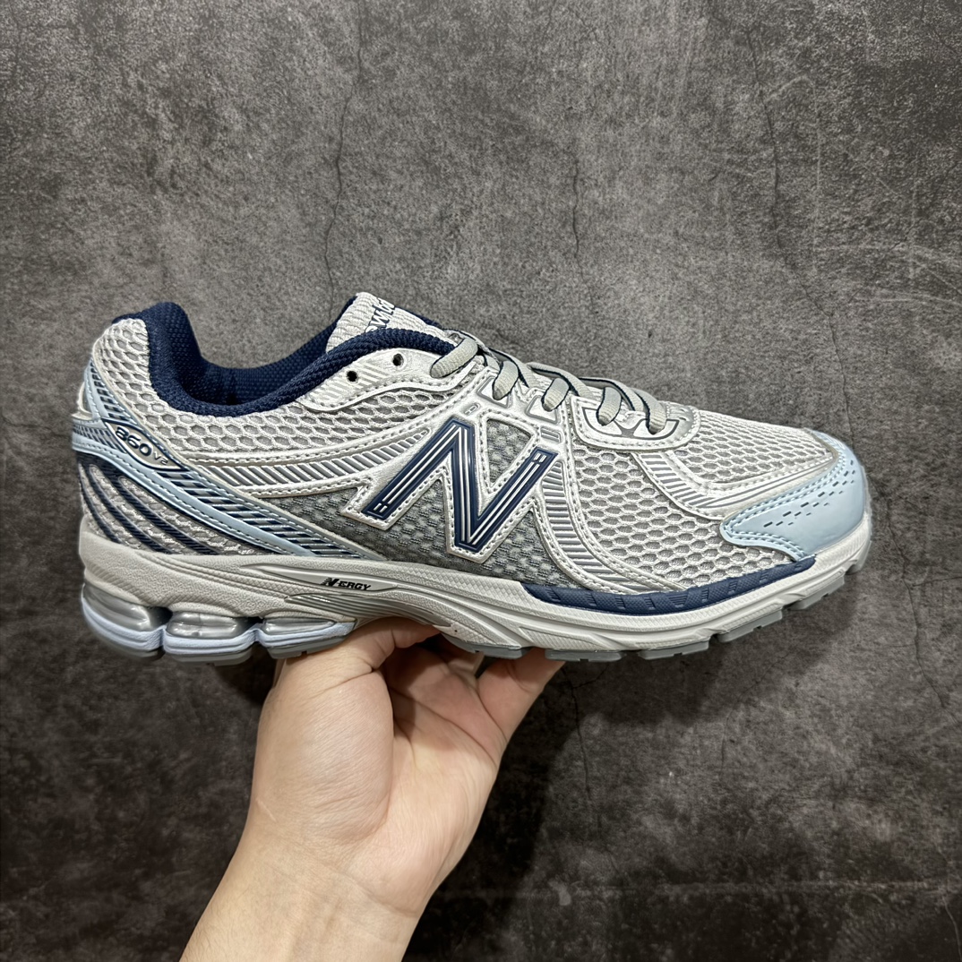 【K版】NB 860 V2  New Balance ML860BB2系列新百伦经典复古老爹风休闲运动慢跑鞋 采用丝光猪巴皮革拼接透气网眼织物鞋面#T-Beam大底提供足步弓支撑，保持步态稳定 后跟搭载外露缓震胶❗ 货号：ML860BB2 Size：36 – 45（半） 编码：HXS250270-莆田鞋批发中心