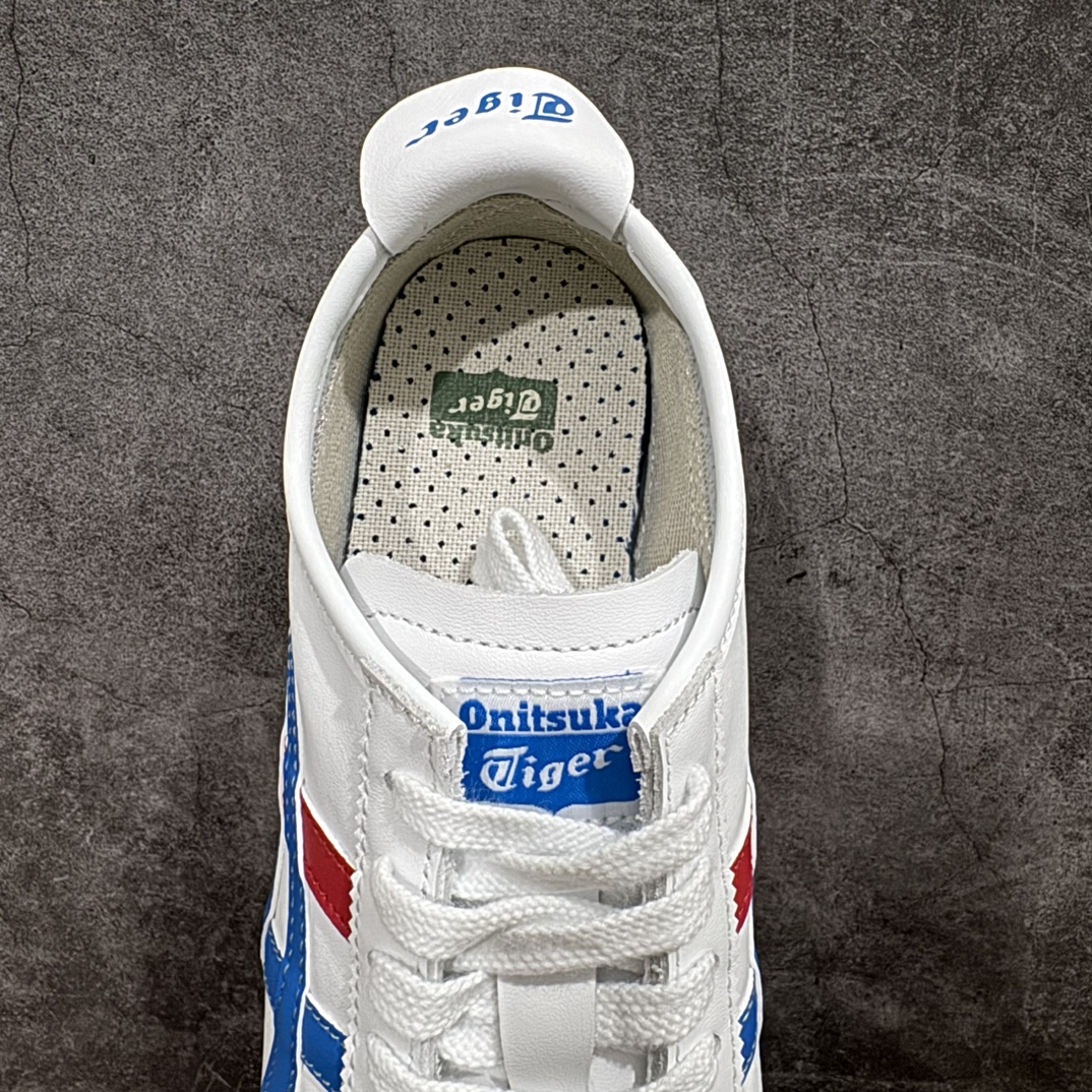 图片[8]-【PH纯原】Asics Onitsuka Tiger MEXICO 66 亚瑟士鬼冢虎复古经典板鞋 白蓝红色nn印尼厂Oem原单材料 除成型在PT外n其余全部客供材料 淘宝B级代购店铺内供💯n四联官方吊牌 乳胶组合鞋垫、羊皮纸质中底 不用宰手买专柜 这里满足你👊🏼 全新工厂开发 一线品质 全部原鞋一比一开发  货号：DL408-9001 Size：36-46 全码出货 编码：T1230250-莆田鞋批发中心