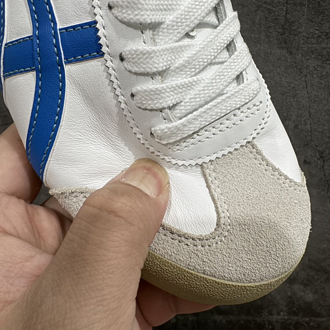 图片[5]-【PH纯原】Asics Onitsuka Tiger MEXICO 66 亚瑟士鬼冢虎复古经典板鞋 白蓝红色nn印尼厂Oem原单材料 除成型在PT外n其余全部客供材料 淘宝B级代购店铺内供💯n四联官方吊牌 乳胶组合鞋垫、羊皮纸质中底 不用宰手买专柜 这里满足你👊🏼 全新工厂开发 一线品质 全部原鞋一比一开发 Size：36-46 全码出货 编码：T1230250-莆田鞋批发中心