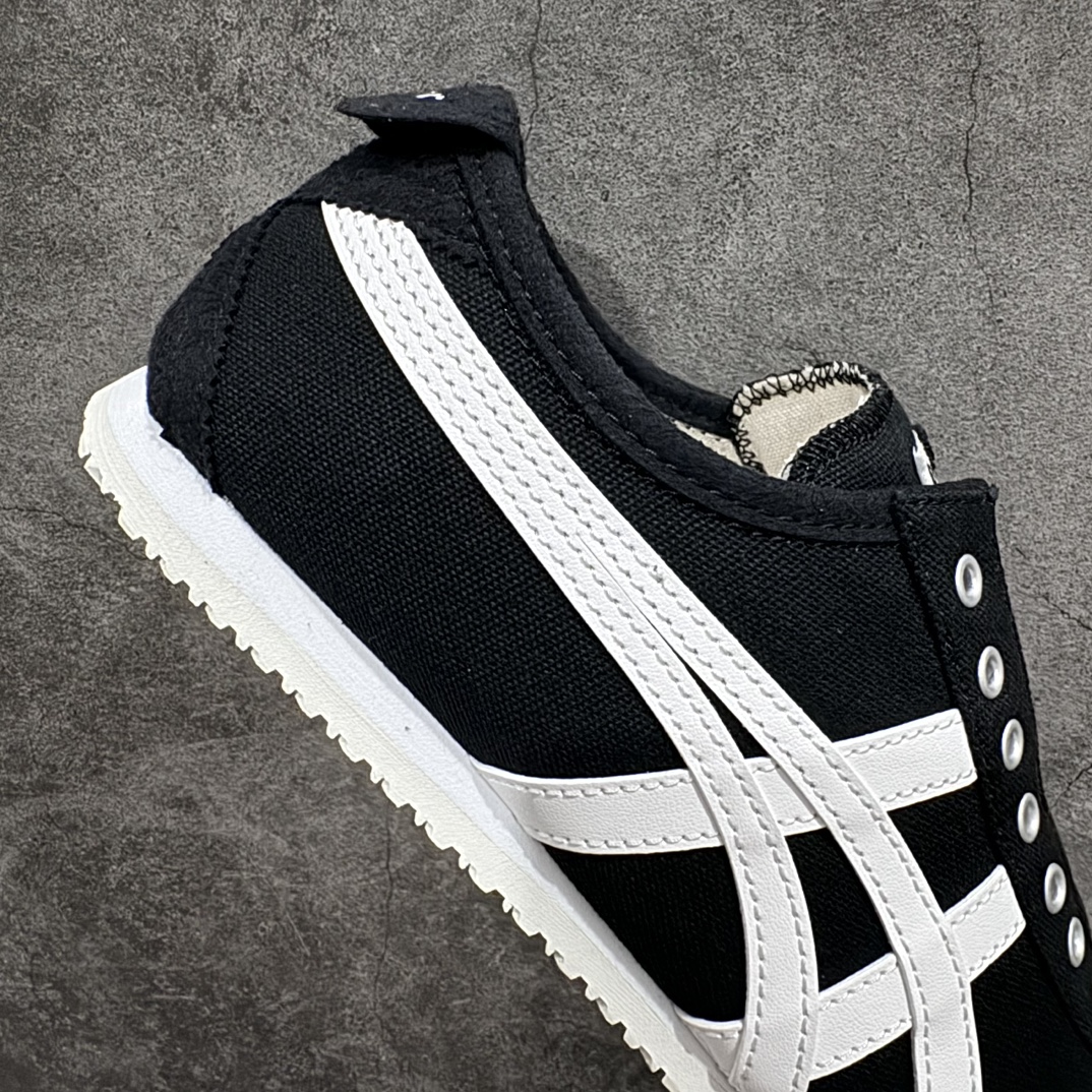 图片[7]-【PH纯原】Asics Onitsuka Tiger MEXICO 66 亚瑟士鬼冢虎复古经典板鞋 黑白色nn印尼厂Oem原单材料 除成型在PT外n其余全部客供材料 淘宝B级代购店铺内供💯n四联官方吊牌 乳胶组合鞋垫、羊皮纸质中底 不用宰手买专柜 这里满足你👊🏼 全新工厂开发 一线品质 全部原鞋一比一开发 Size：36-46 全码出货 编码：T1190200-鞋库