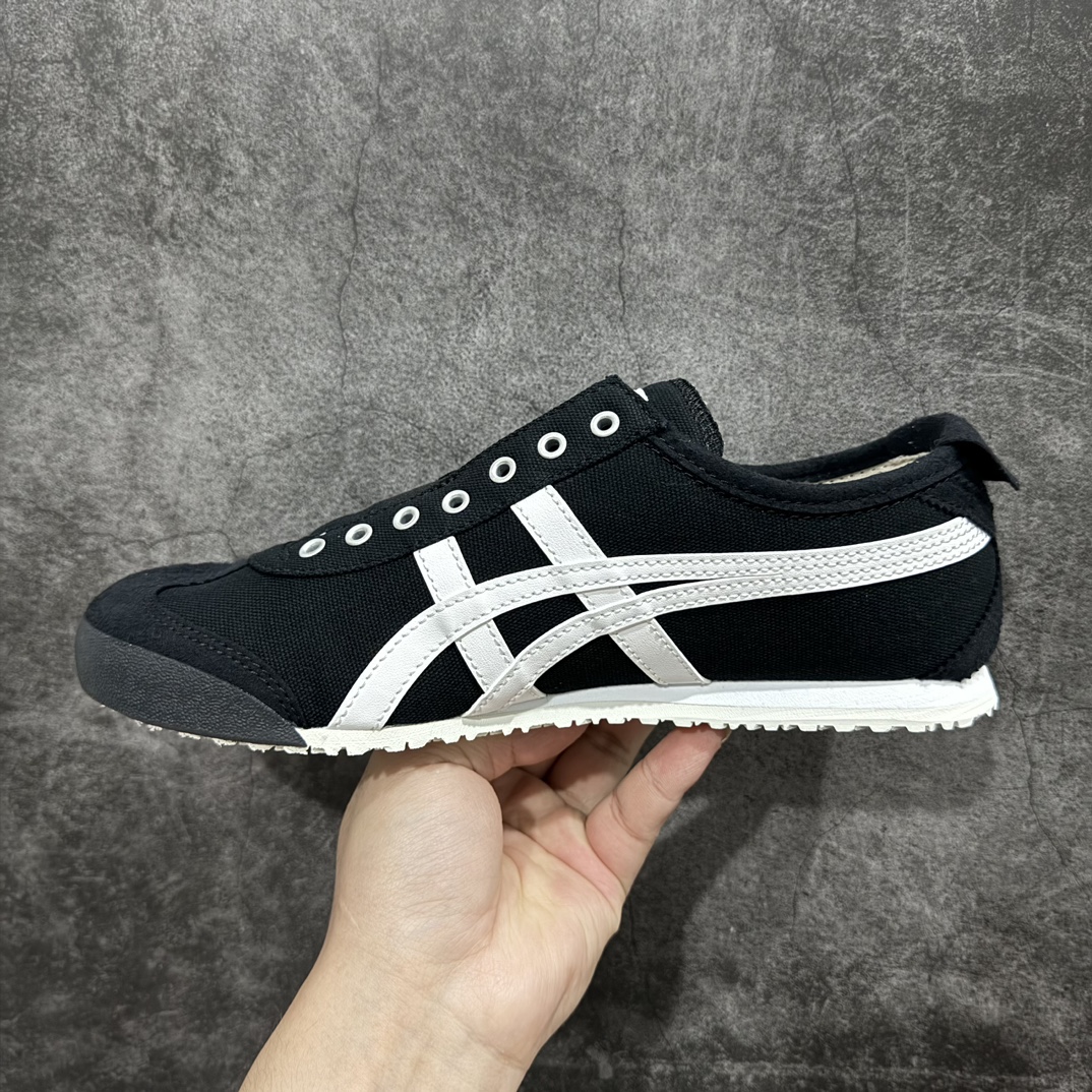 图片[2]-【PH纯原】Asics Onitsuka Tiger MEXICO 66 亚瑟士鬼冢虎复古经典板鞋 黑白色nn印尼厂Oem原单材料 除成型在PT外n其余全部客供材料 淘宝B级代购店铺内供💯n四联官方吊牌 乳胶组合鞋垫、羊皮纸质中底 不用宰手买专柜 这里满足你👊🏼 全新工厂开发 一线品质 全部原鞋一比一开发 Size：36-46 全码出货 编码：T1190200-鞋库