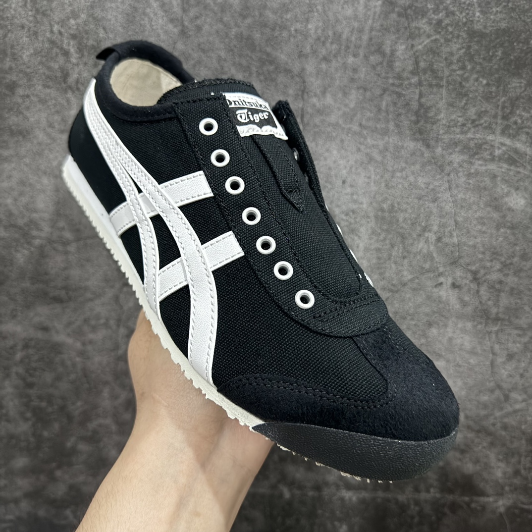 图片[3]-【PH纯原】Asics Onitsuka Tiger MEXICO 66 亚瑟士鬼冢虎复古经典板鞋 黑白色nn印尼厂Oem原单材料 除成型在PT外n其余全部客供材料 淘宝B级代购店铺内供💯n四联官方吊牌 乳胶组合鞋垫、羊皮纸质中底 不用宰手买专柜 这里满足你👊🏼 全新工厂开发 一线品质 全部原鞋一比一开发 Size：36-46 全码出货 编码：T1190200-鞋库