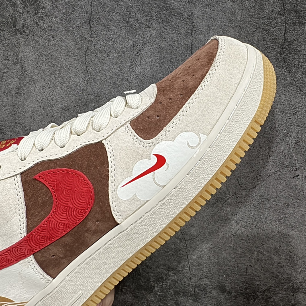 260 Nike Air Force 1 Low 07 龙年限定 灰红棕 腾云驾雾 LN6239-840