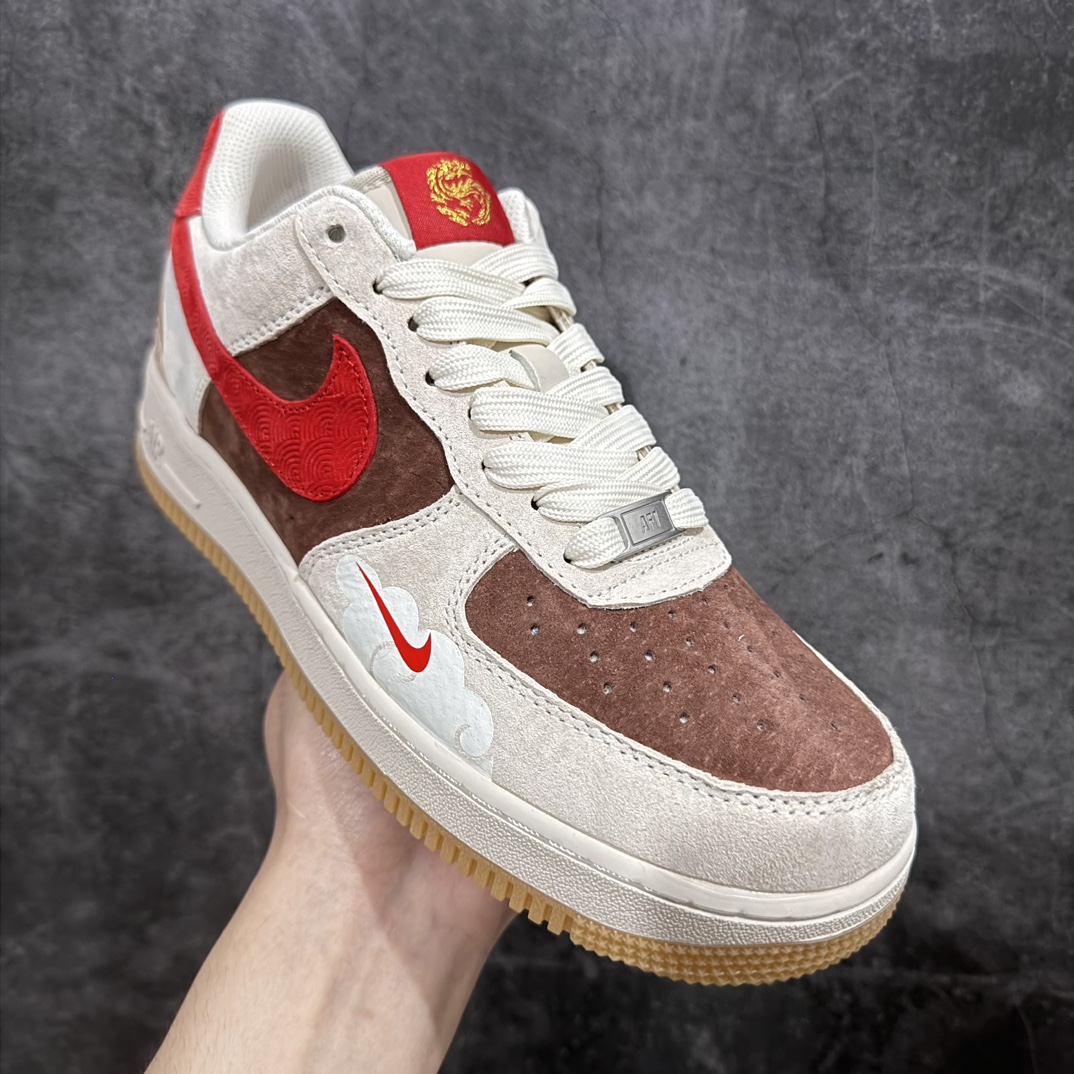 260 Nike Air Force 1 Low 07 龙年限定 灰红棕 腾云驾雾 LN6239-840