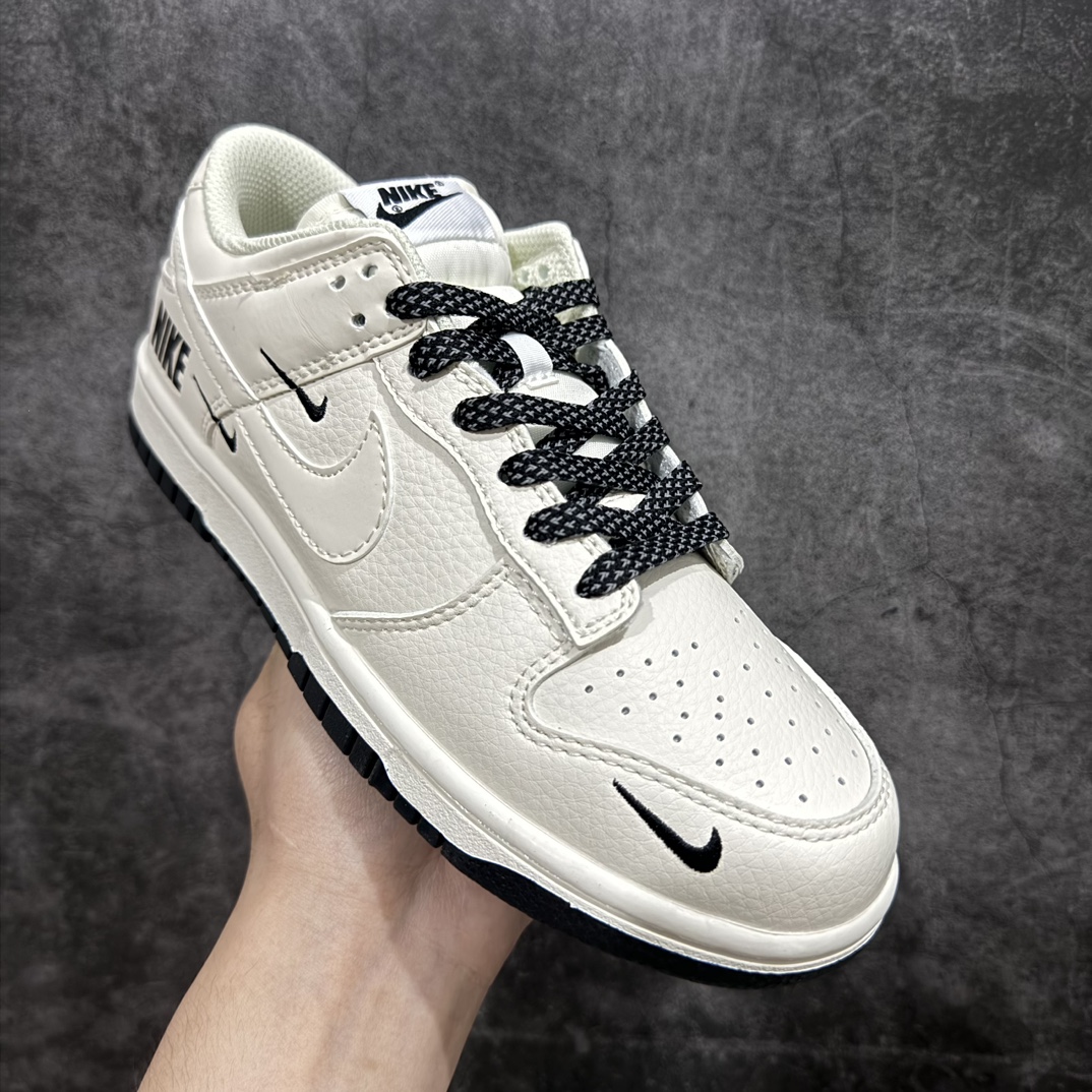 280 【定制版】Nk SB Dunk Low 联名三勾 米黑配色低帮休闲运动滑板板鞋 NK5639-325