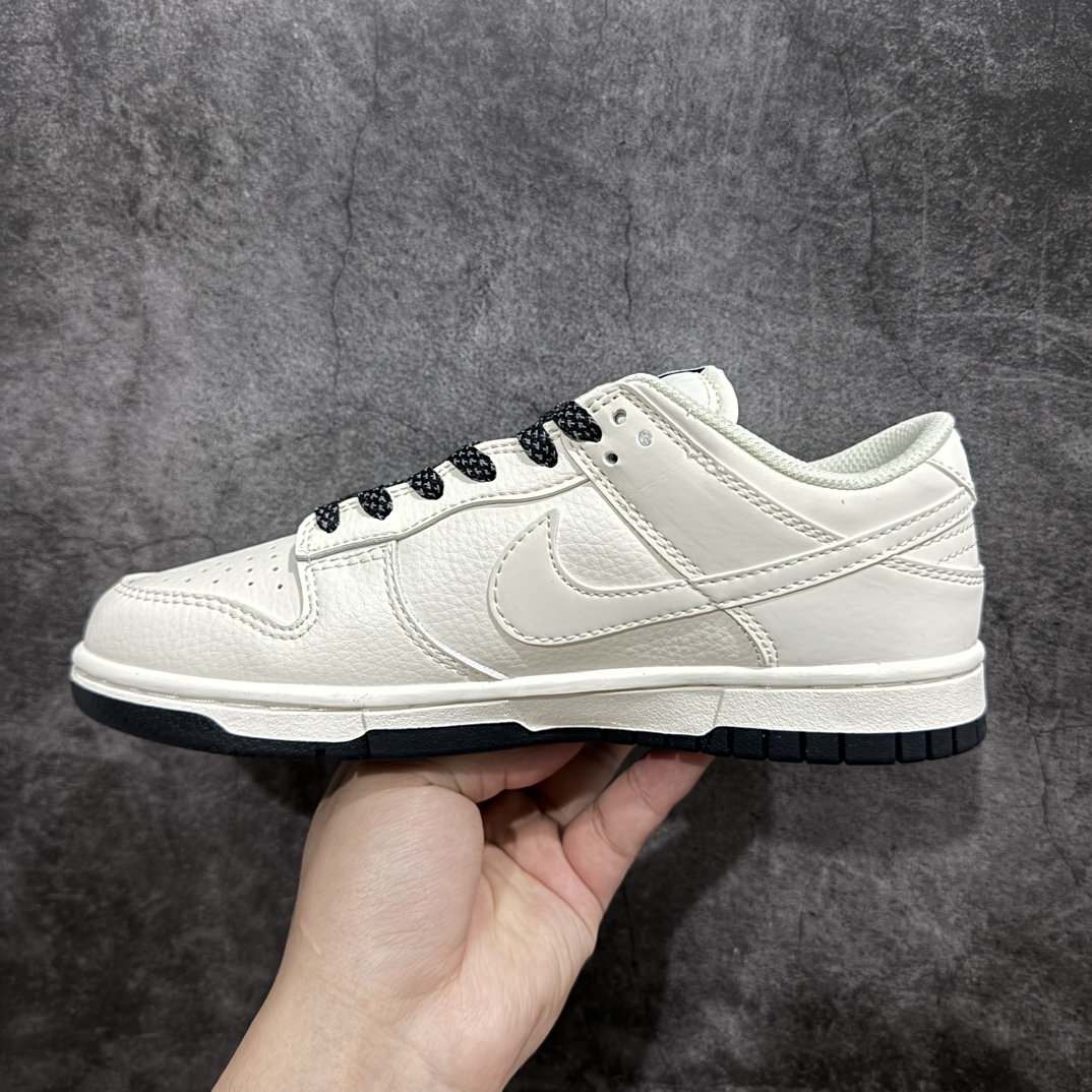 280 【定制版】Nk SB Dunk Low 联名三勾 米黑配色低帮休闲运动滑板板鞋 NK5639-325