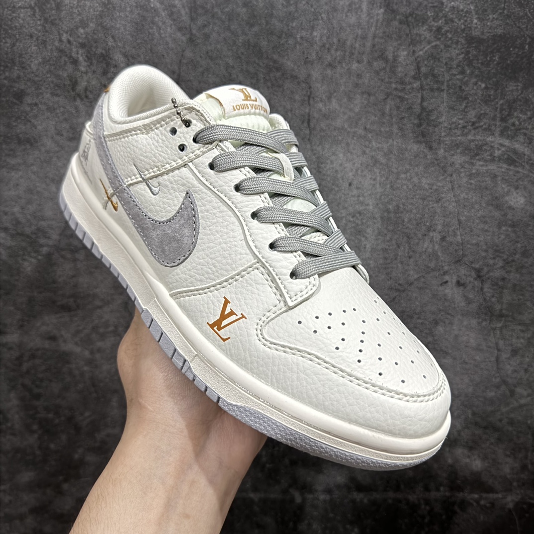 280 【定制版】Nk SB Dunk Low LV联名-米灰兰博基尼 周年高端定制 低帮休闲板鞋 FC1688-191