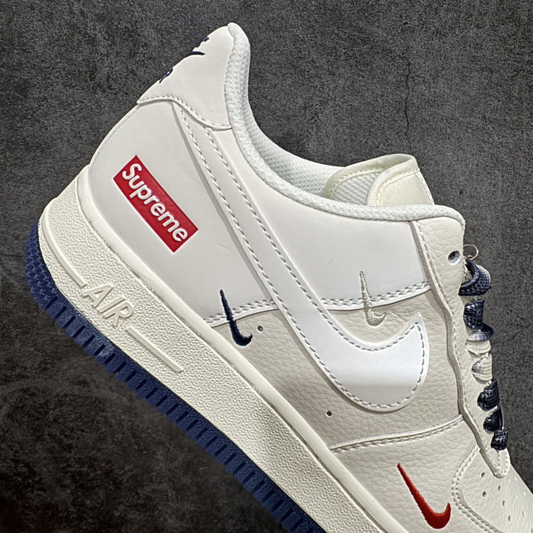 260 Nk Air Force 1'07 Low Supreme联名-白蓝双拼 空军一号低帮休闲板鞋 XZ6188-001