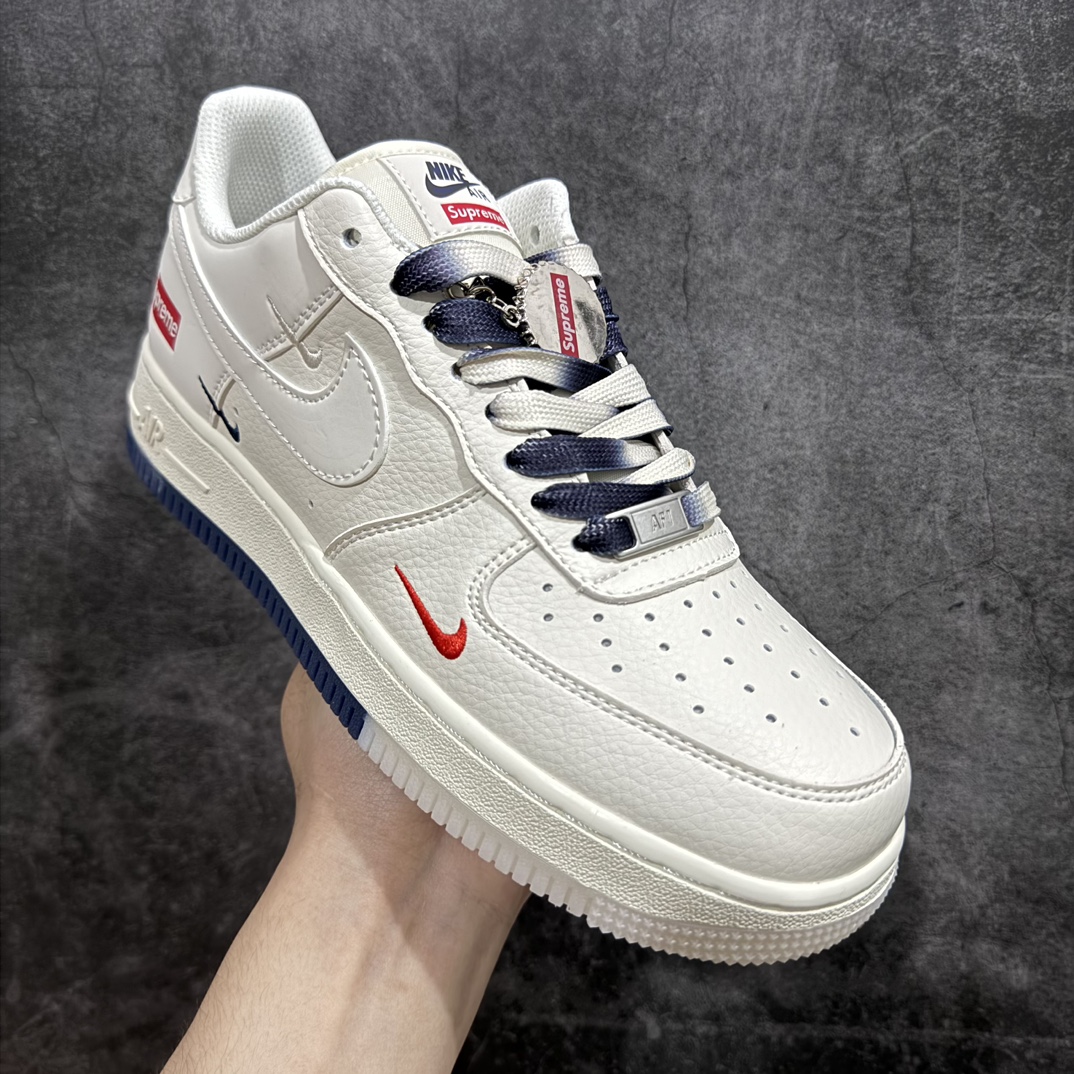 260 Nk Air Force 1'07 Low Supreme联名-白蓝双拼 空军一号低帮休闲板鞋 XZ6188-001