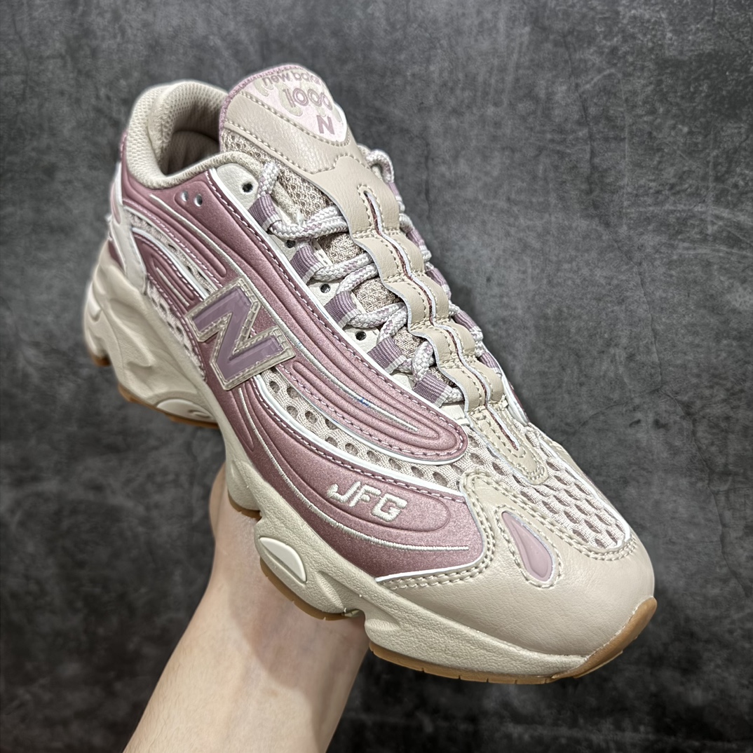 280 新百伦New Balance M1000"Pink Mink"系列低帮复古老爹风休闲运动慢跑鞋“联名玫粉奶黄”M1000JG1