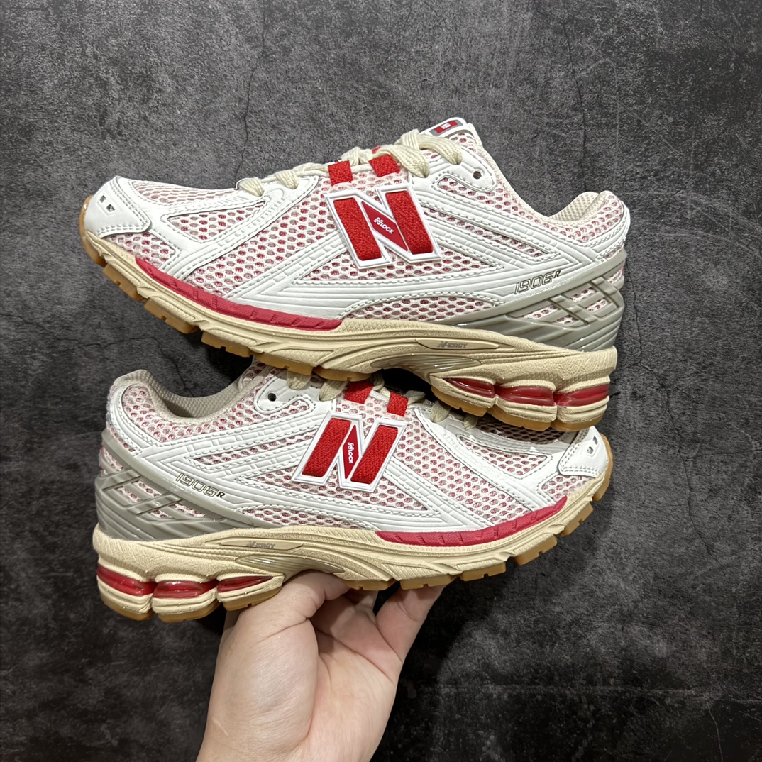 纯原版NB新百伦NewBalanceM1906R灰红色M1906RO系列复古老爹风休闲运动慢跑鞋采用轻质